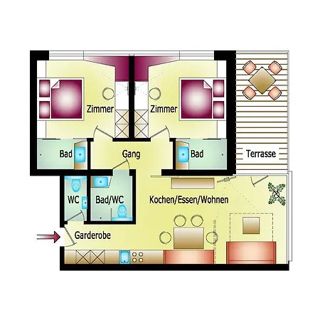 Appartement Thurnbach - Level